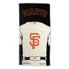 [Personalization Only] OFFICIAL MLB Jersey Personalized Beach Towel - San Francisco Giants