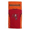 [Personalization Only] OFFICIAL NFL Jersey Personalized Beach Towel - Tampa Bay Buccaneers